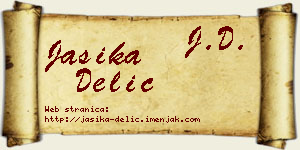 Jasika Delić vizit kartica